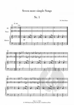 Seven More Simple Songs von Thomas Peter-Horas 