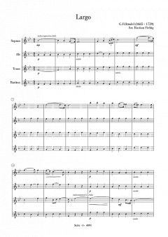 Largo aus der Oper Xerxes von Georg Friedrich Händel (Download) 