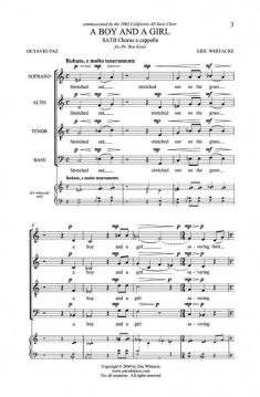 A Boy And A Girl von Eric Whitacre (Download) 