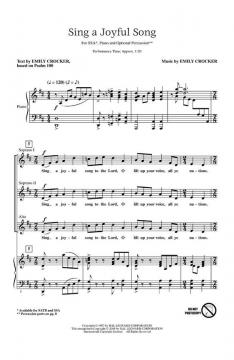 Sing A Joyful Song (Emily Crocker) 