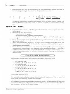 Comprehensive Technique for Jazz Musicians von Bert Ligon 