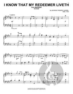 I Know That My Redeemer Liveth von Georg Friedrich Händel 