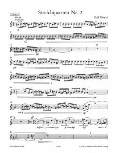 Streichquartett Nr. 2 von Ralf Hoyer im Alle Noten Shop kaufen (Stimmensatz)