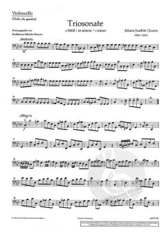 Triosonate c-Moll von Johann Joachim Quantz 