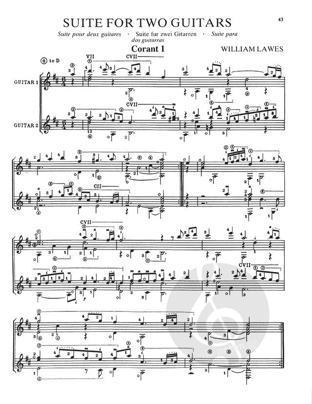 The Julian Bream Guitar Library 1: The Baroque Era » Guitar Sheet