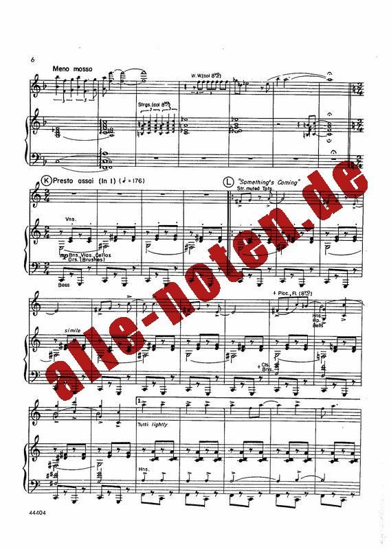 West Side Story Selections by Leonard Bernstein » Sheet Music for
