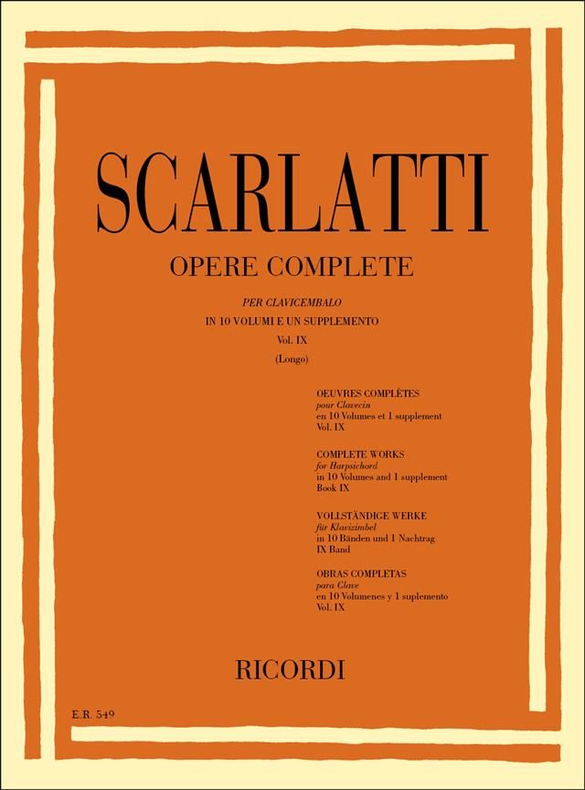 アート・デザイン・音楽 SCARLATTI OPERE COMPLETE Vol. VIII & X SCARLATTI OPERE COMPLETE Vol. VIII & X 【公式通販】