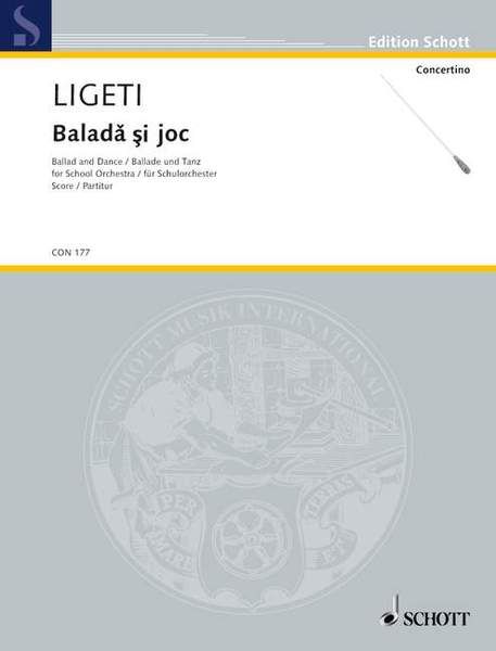 Balada si joc by György Ligety » Orchestra Sheet Music (Score)