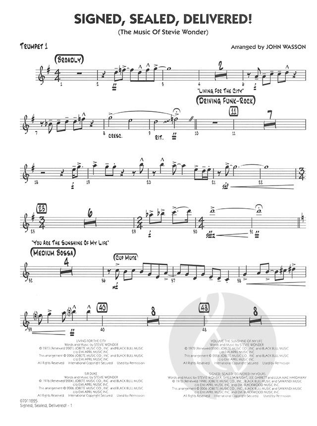 Signed, Sealed, Delivered! (The Music Of Stevie Wonder) (S. Wonder