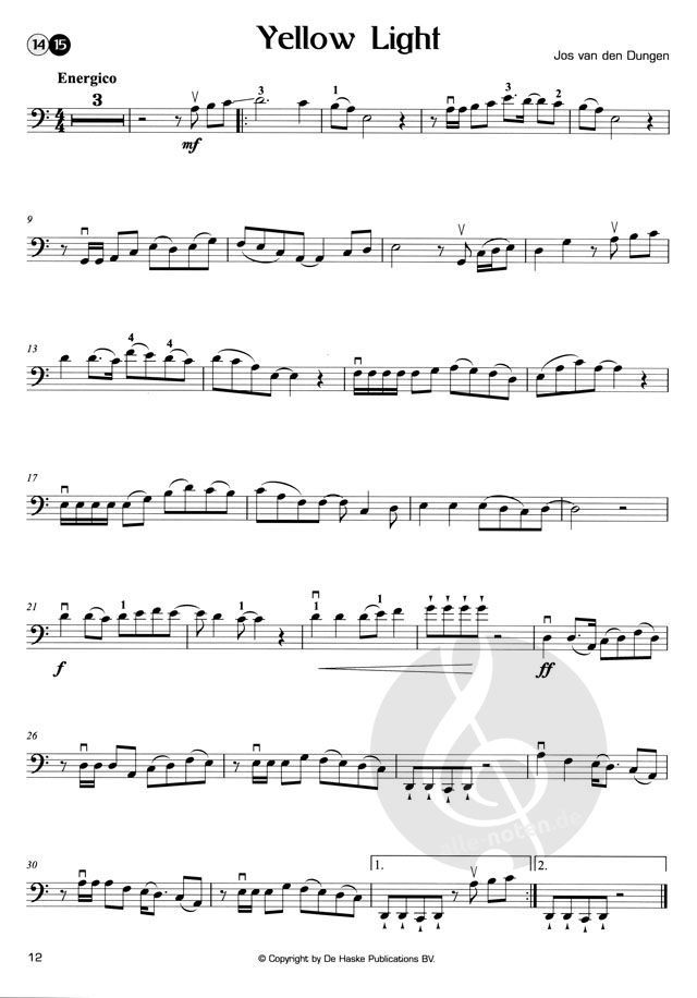 Magical Colours by Jos van den Dungen  Cello Sheet Music