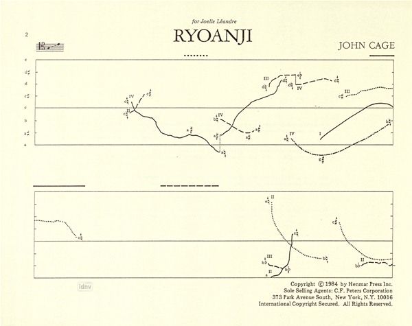 Ryoanji by John Cage » Sheet Music for Orchestra (Score) - EP66986E