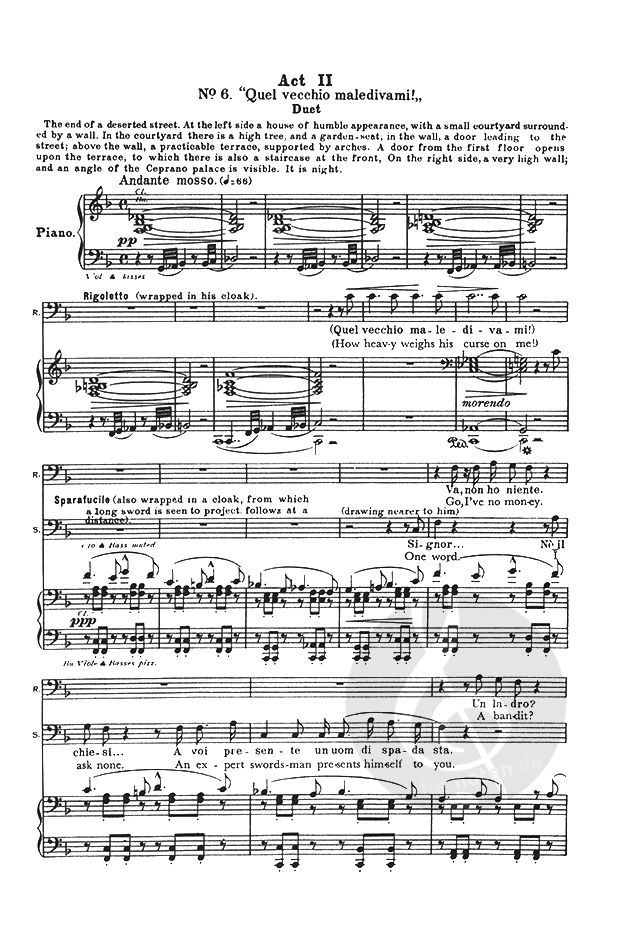 Rigoletto by Giuseppe Verdi » Vocal Sheet Music - GS33828