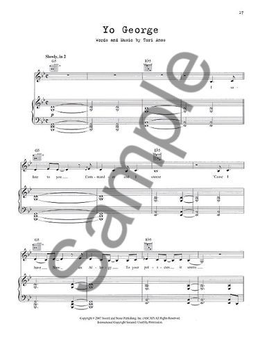 Shop Tori Amos Sheet Music Online | all-sheetmusic.com