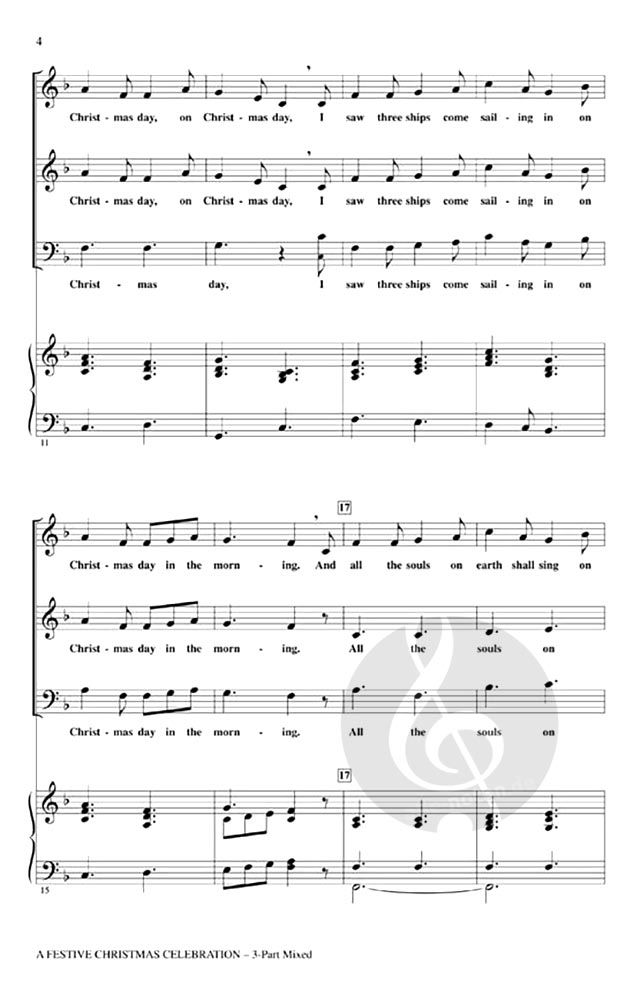 A Festive Christmas Celebration » Sheet Music for Mixed Choir