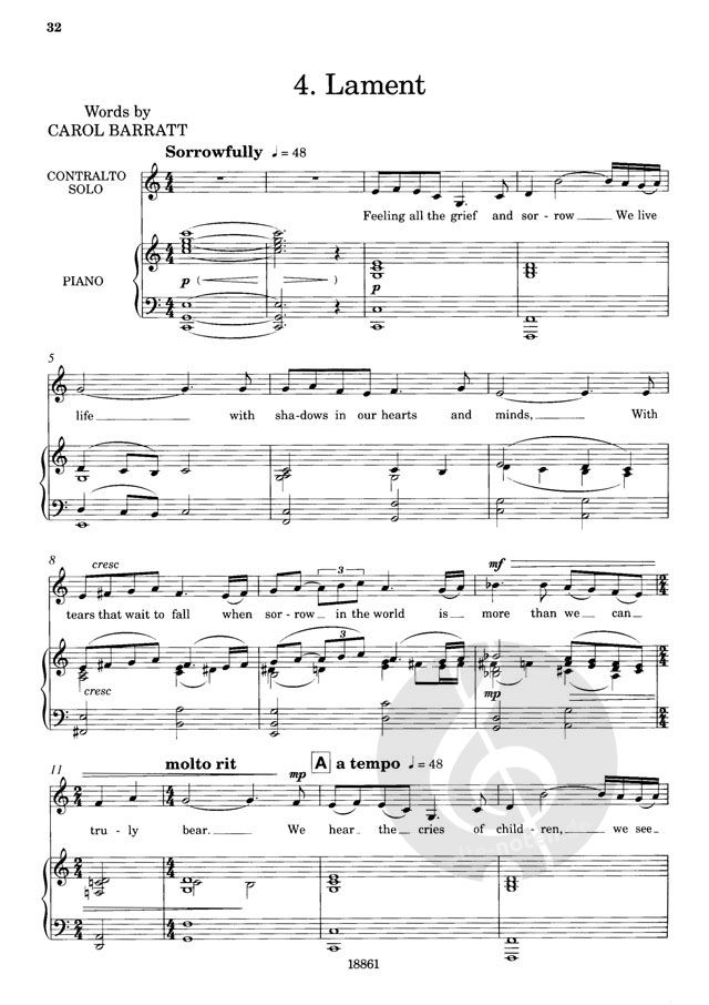 amusement Kast Oogverblindend Stabat mater (Karl Jenkins) » Sheet Music for Mixed Choir