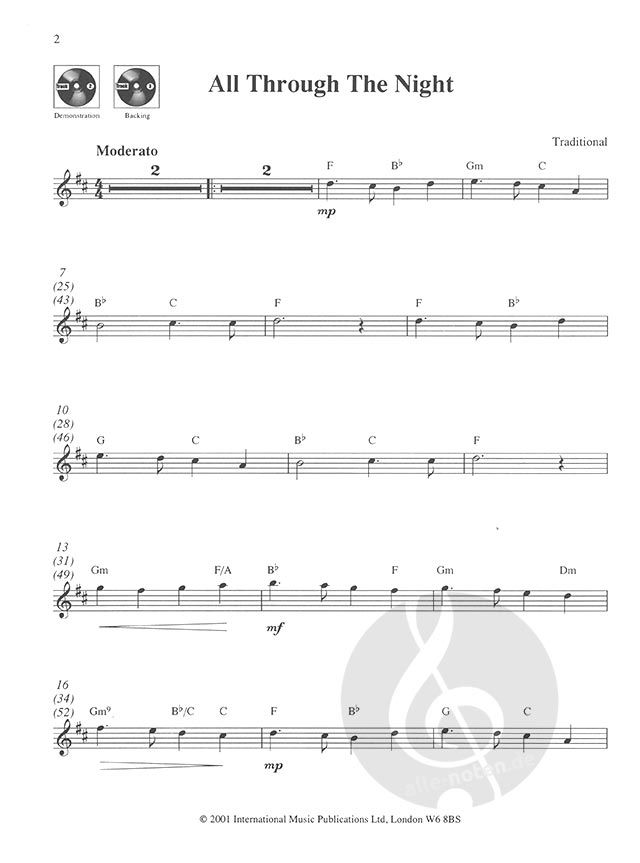 Take the Lead: British Isles Folk Songs Alto Sax » all-sheetmusic.com