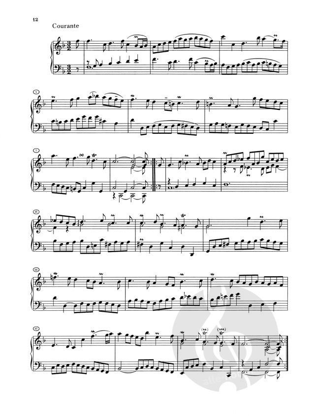 Bach English Suites 4-6 BWV 809-811 Englische Suiten 4-6 Henle Urtext J.S 