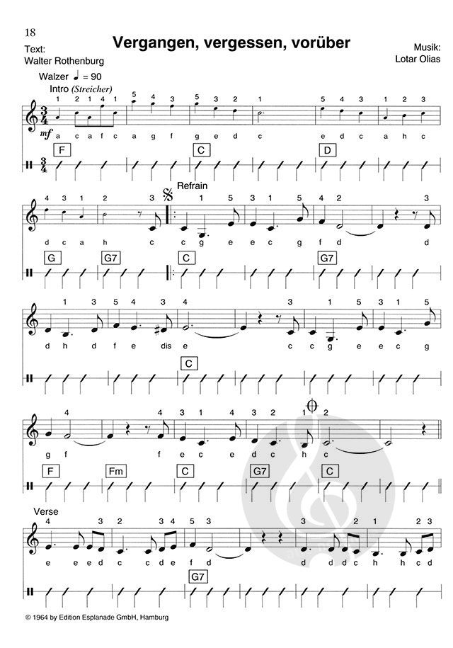 Melodie & Rhythmus, Vol. 83: Freddy Quinn - Greatest Hits  Sheet Music for  Electronic Keyboard