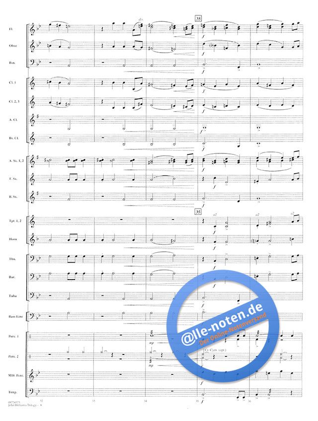 John Williams Trilogy (John Williams) » Sheet Music for Concert Band