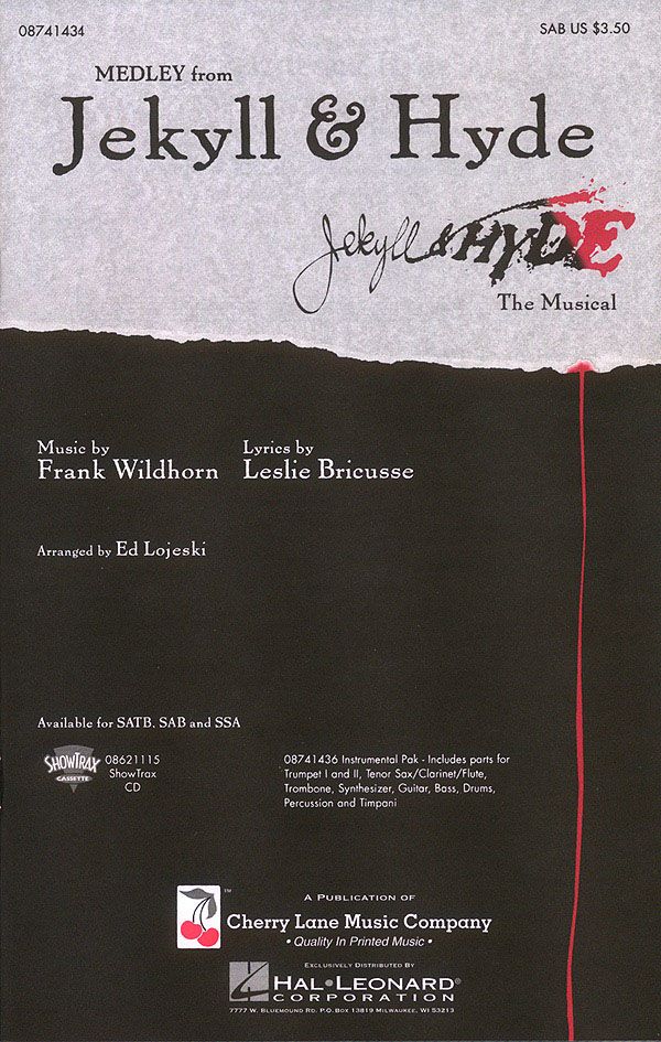 Jekyll And Hyde Medley » Sheet Music for Mixed Choir