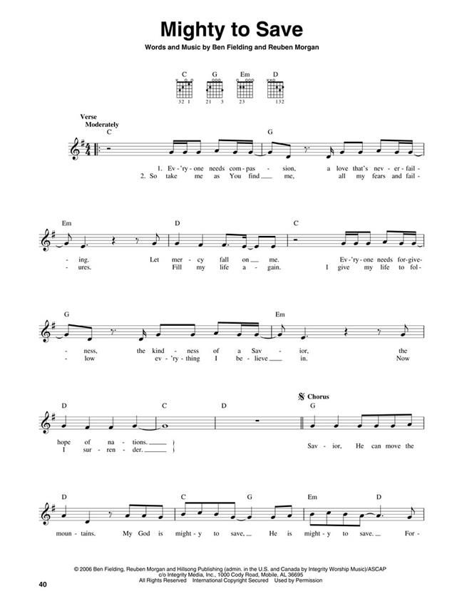 4-Chord Worship Songs For Guitar » Sheet Music for