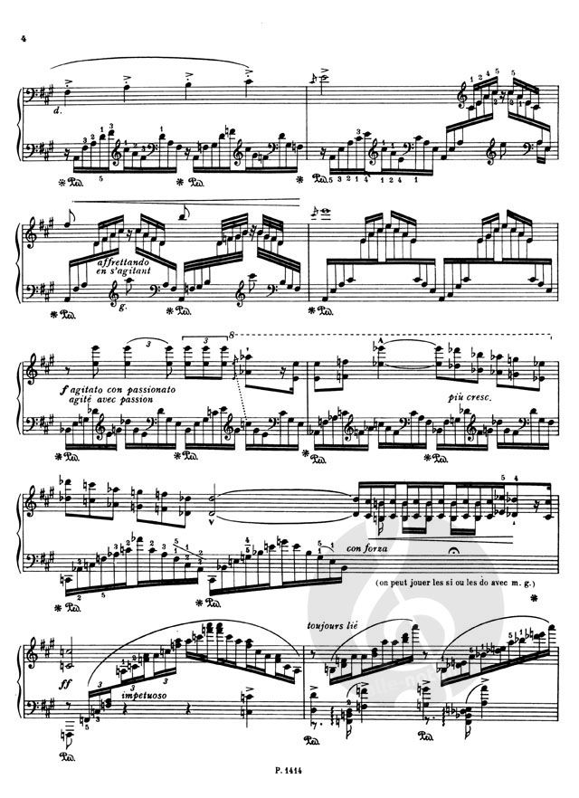 relé odio Won Un sospiro by Franz Liszt » Piano Sheet Music - COMBRE-P01414