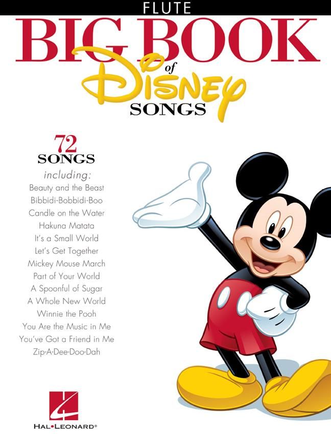The Big Book Of Disney Songs Sheet Music For Flute