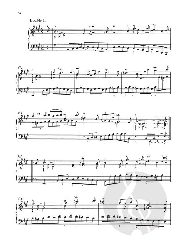 Englische Suiten Bwv 806-811 Klavier