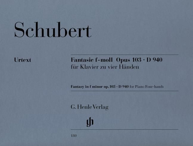 Fantasy in f minor Op. 103 D 940 by Franz Schubert » Piano Sheet Music