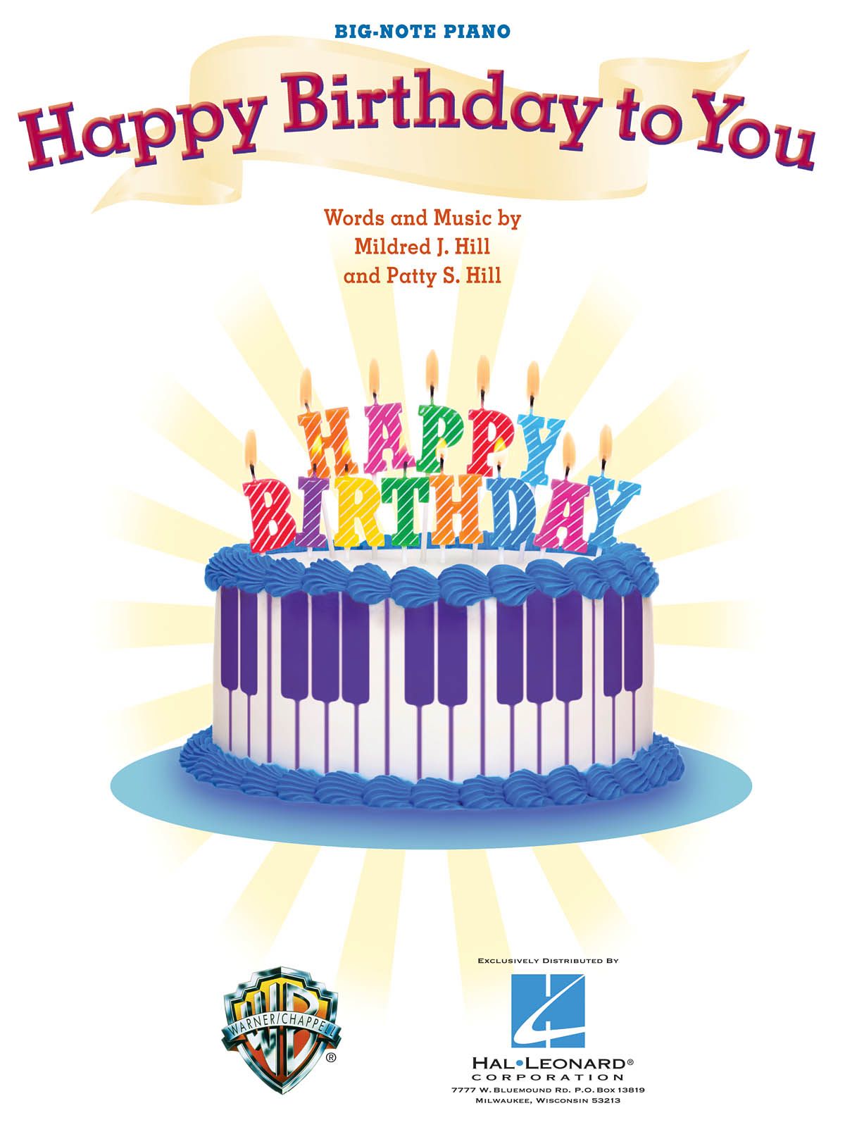 Happy Birthday To You (Big-Note Piano) by Mildred J. Hill » all