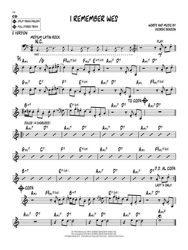 Jazz Play-Along Vol. 165: George Benson » all-sheetmusic.com