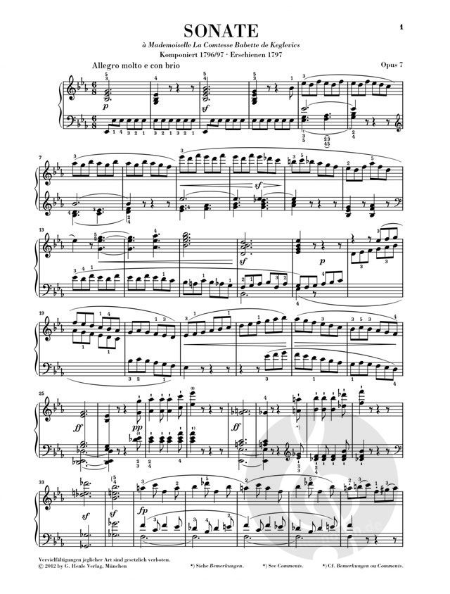 Piano Sonata no 7  Beethoven   piano 9790201807737 4 op 