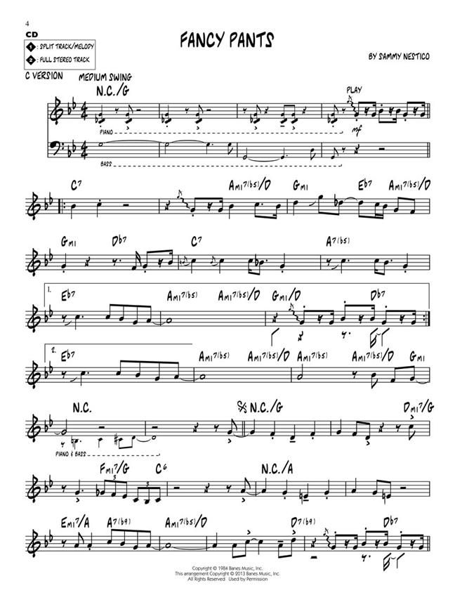Jazz Play-Along Vol. 125: Sammy Nestico » all-sheetmusic.com