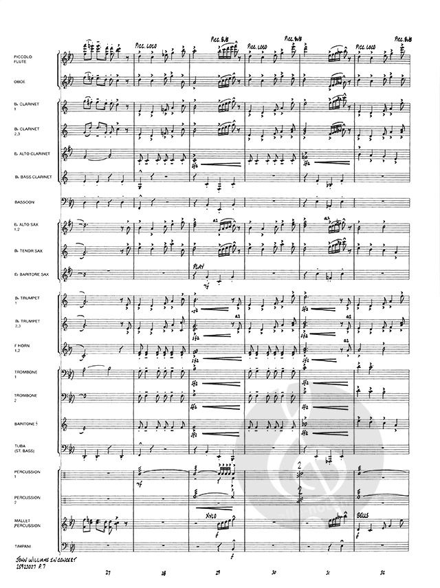 John Williams In Concert » Concert Band Sheet Music