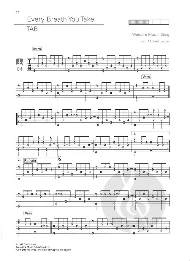 Th Recyclen Uitmaken Acoustic Pop Guitar - Solos 1 by Michael Langer » Sheet Music for Guitar