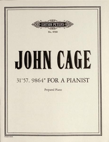 31'.57.9864'' by John Cage » Piano Sheet Music , Shop now!