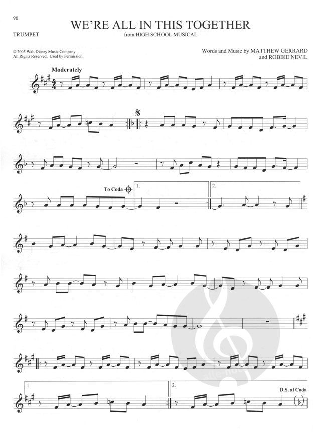 101 Disney Songs Trumpet 