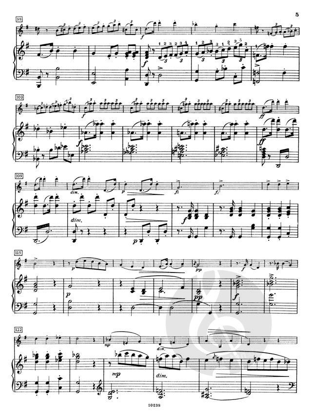 Sonatina in G Op. 100 by Antonín Dvorák for Violin and Piano » all