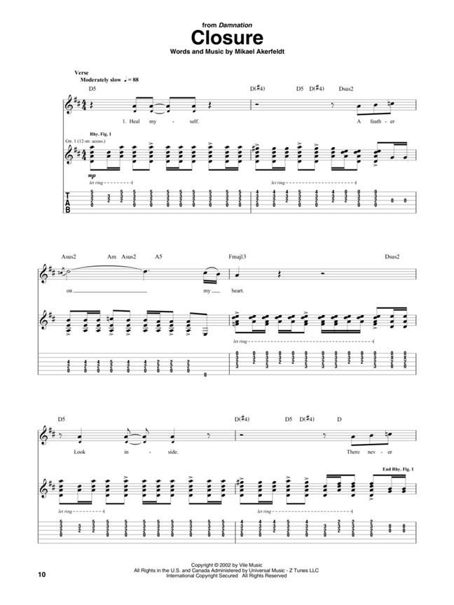 The Best of Opeth » Guitar Sheet Music , great selection