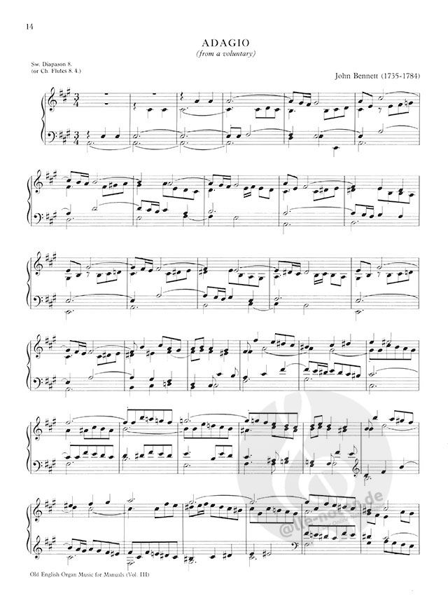 その他 Early English Organ Music p706p5g Old English Organ Music for Manuals 3 » all-sheetmusic.com