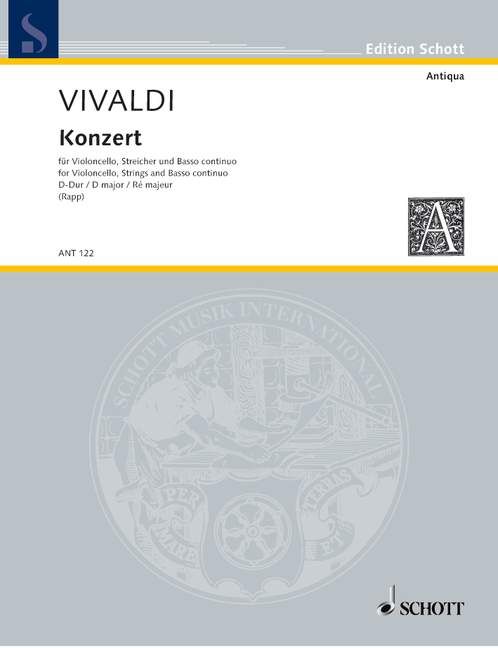 Concerto D Major RV 404 by Antonio Vivaldi » Cello Sheet Music